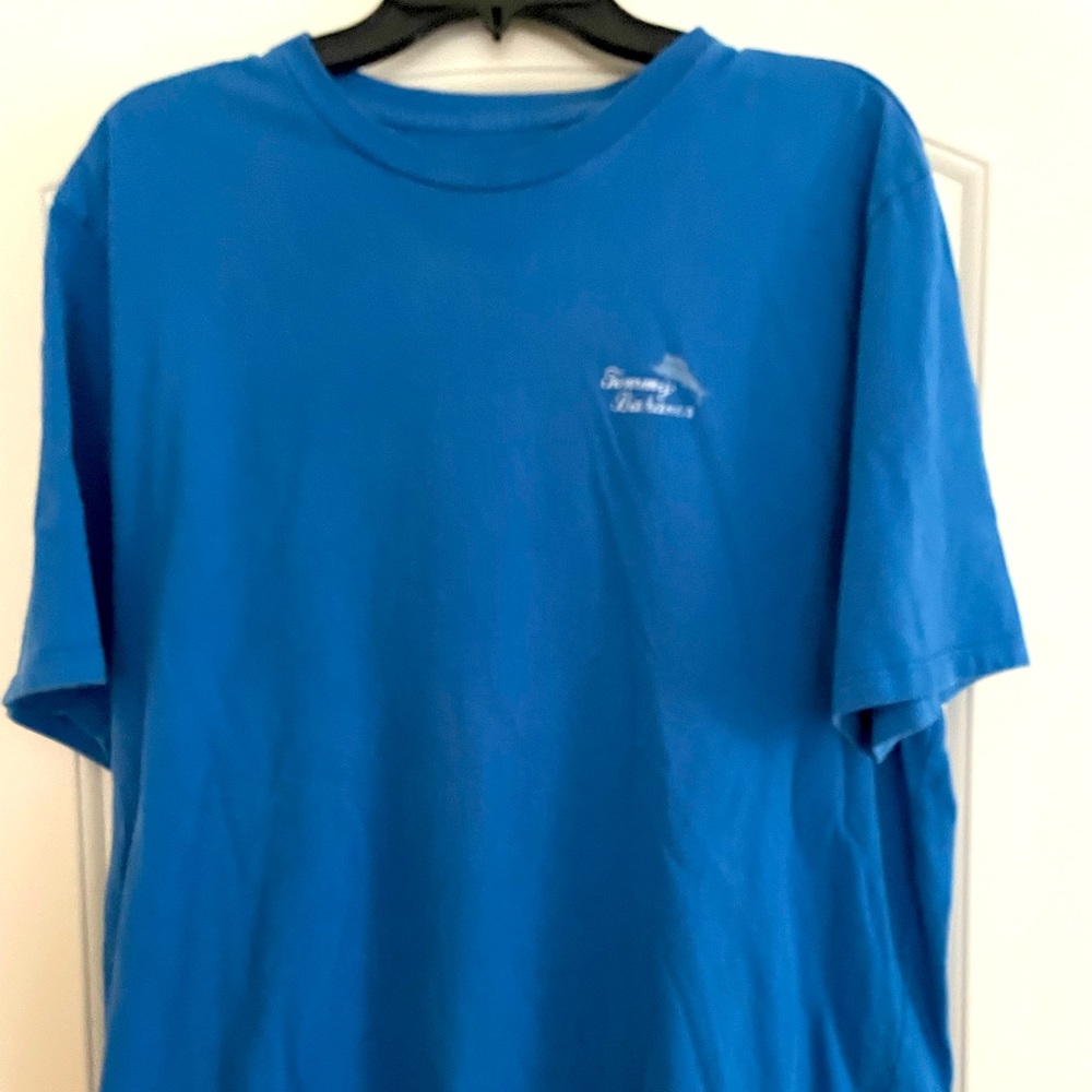 Tommy Bahama Relax Blue Tee Party Shirt XL Golf